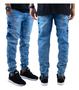 Imagem de Calça Masculina Skinny Jogger Preta Jeans Com Lycra