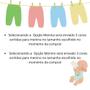 Imagem de Calça Mijão p/ Bebê Kit com 3 Unidades sem Pé Cores Variadas