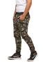 Imagem de Calça moleton camuflado skinny slim sport luxo