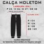 Imagem de Calça Ox Silver Moletom Flanelada com Punho Casual Masculina