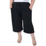 Imagem de Calça Pantacourt Recorte com Bolso Moda Feminina Plus Size