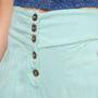 Imagem de Calça Pantalona Cambos Com Bolsos E Botões Cintura Alta Feminina