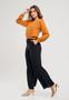 Imagem de Calça Pantalona Com Bolso Viscolinho Preto Salvatore Fashion