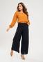 Imagem de Calça Pantalona Com Bolso Viscolinho Preto Salvatore Fashion