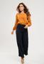 Imagem de Calça Pantalona Com Bolso Viscolinho Preto Salvatore Fashion
