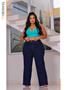 Imagem de Calça Pantalona Jeans Plus Size Wide Leg Credencial Jeans