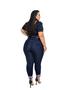 Imagem de Calça Plus Size Com Lycra Empina Bumbum Calça Jeans Feminina