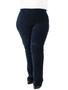 Imagem de Calça Plus Size Feminina Básica Veludo Cotele Marinho