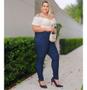 Imagem de Calça Plus Size Feminino Social Com Bolsos E Cinto 