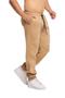 Imagem de Calça Plus Size Sarja Jogger Masculina Skinny Com Punho S01plusn