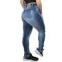 Imagem de Calça Riu Kiu Skinny com Barra Assimétrica Jeans