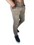Imagem de calça sarja bolso embutido Preto masculina pronta entrega Varias cores