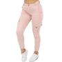 Imagem de Calça Sarja Jogger com Bolso Feminina G2K Rosa