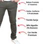 Imagem de Calça Sarja Masculina Skinny Verde Sport Fino Casual