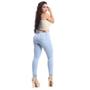 Imagem de Calça Skinny Feminina Jeans Com Licra Cintura Alta Levanta Bumbum 13