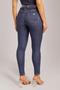 Imagem de Calça Skinny Jeans Feminina Com Cinto Azul Indigo material sintético