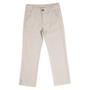 Imagem de Calça Social Infantil Masculina Mania Kids Slim Color Areia