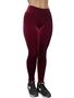 Imagem de calça veludo molhado legging feminina leg cintura alta TB moda fitness