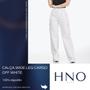 Imagem de Calça Wide Leg Feminina HNO Jeans Cargo Off White