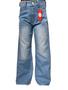 Imagem de calça wide leg jeans feminina infantil juvenil menina de 1 a 16 anos