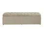 Imagem de Calçadeira Baú Imperatriz 138 cm Suede Bege