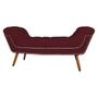 Imagem de Calçadeira Estofada Casal Super King 195cm Sienna Suede - MALTA DECOR