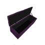 Imagem de Calçadeira Estofada Liverpool 160 cm Queen Size Suede Roxo - ADJ Decor