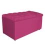 Imagem de Calçadeira Estofada Liverpool 90 cm Solteiro Suede Pink - Amarena Móveis