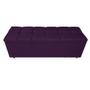 Imagem de Calçadeira Estofada Manchester 140 cm Casal Suede Roxo - Doce Sonho Móveis