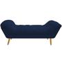 Imagem de Calçadeira Madrid 90 cm Suede Azul Marinho