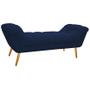 Imagem de Calçadeira Madrid 90 cm Suede Azul Marinho