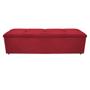 Imagem de Calçadeira Munique 195 cm King Size Suede Vermelho - ADJ Decor