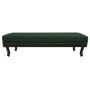 Imagem de Calçadeira Queen Orlando P02 160 cm para cama Box Suede Verde - Amarena Móveis