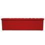 Imagem de Calçadeira Recamier Estofada Baú Mel Capitonê 160 cm Suede Vermelho Quarto - AM Decor