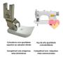 Calcador De Teflon Para Vivo Com Canaleta 3/16 Reta Lado Dir - Adb Imagem de Calcador De Teflon Para Vivo Com Canaleta 3/16 Reta Lado Dir
