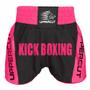 Imagem de Calção Short Kickboxing  - Premium - Preto/Rosa - Uppercut