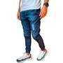 Imagem de Calças Jogger Jeans Camuflada Masculina Com Punho Elástico