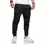 Imagem de Calças Jogger Jeans Camuflada Masculina Com Punho Elástico