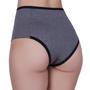 Imagem de Calcinha Alta Compressão Cós Alto Mescla Tanga Modeladora Pós Parto - c3 CALCINHA REBECA