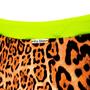 Imagem de Calcinha Animal Print Onça com Barra Verde Neon