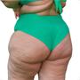 Imagem de Calcinha Avulsa Biquine Plus Size Hot Pants Canelado Feminino