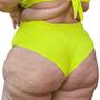 Imagem de Calcinha Avulsa Plus Size Hot Pants Canelado