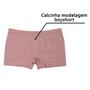 Imagem de Calcinha Boxer Short Sem Costura She Linha Básica Boyshorts