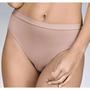 Imagem de Calcinha Calça Cavada Pele de Seda DeMillus 26826 Tamanho XG Plus Size Microfibra Elástica Cor Bege