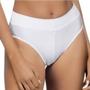Imagem de Calcinha Calça Cavada Secret Cotton DeMillus 26058 Tamanho EG Cós Duplo Sem Elástico Cor Branca