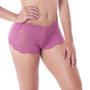 Imagem de Calcinha Caleçon Cueca Boxer Feminina Short, Renda Kit C/ 2