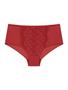 Imagem de Calcinha cintura alta sustentacao com renda - vermelho terra - g - BONJOUR