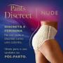 Imagem de Calcinha Descartável Pós Parto Incontinência Tena Pants Discreta Tam P/M 16 Unid Bege Nude