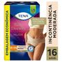 Imagem de Calcinha Descartável Pós Parto Incontinência Tena Pants Discreta Tam P/M 16 Unid Bege Nude