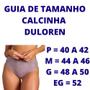 Imagem de Calcinha Feminina Duloren 129547 Cintura Alta Lycra Trabalhada Plus Size Laterais Largas